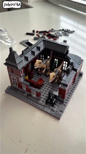 LEGO Jurassic Park T-Rex Visitor Center 🦖🏛️ | Toys LEGO | Satisfying ASMR