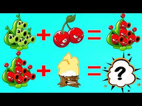 PvZ 2 Fusion - Team Super Plants Max Level Power Up - Cherry Pod vs Torchwood