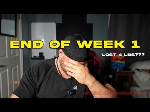 Week 1 Bodybuilding Transformation | Workout Recap + Physique Comparison