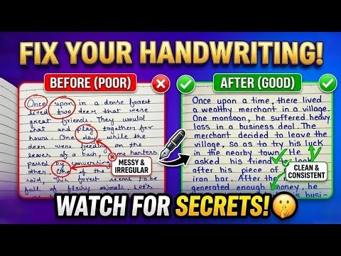 How to improve handwriting in 2026 | Tips to improve your handwriting | How to write good writing