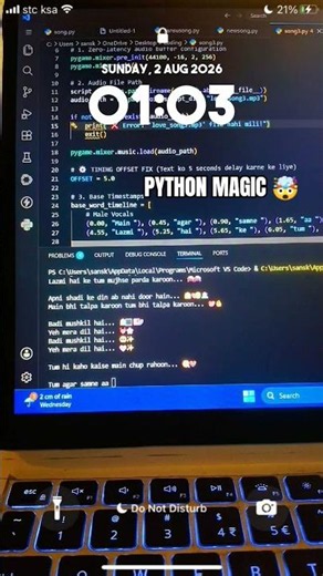 🤯 This Python Project Will Blow Your Mind! | VS Code + Python 🔥 #shorts