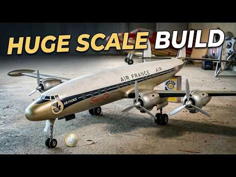 Giant Scale Plane Model ✈️🔥 Built to Perfection! #AircraftModel #LargeScale #Modelworks