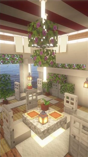 #minecraft #aesthetic #cafe #spring #coffee ✨🪟how to make a cute little coffee shop house 🍒☕️🌱🍰✨