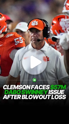 Clemson head coach Dabo Swinney is under growing pressure after hitting rock-bottom in Saturday's season-opener against LSU. Their 51-10 defeat at the hands of Lane Kiffin's team marked the heaviest loss suffered since Swinney became head coach back in 2008. Swinney called the one-sided loss in the marquee Week 1 matchup a 'worst-case scenario' for his team, while Kiffin had already rubbed salt in the wounds before the game even finished. As he walked off from a halftime interview, with his team