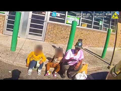 Young Mom Fights Police While Her Kids Watch