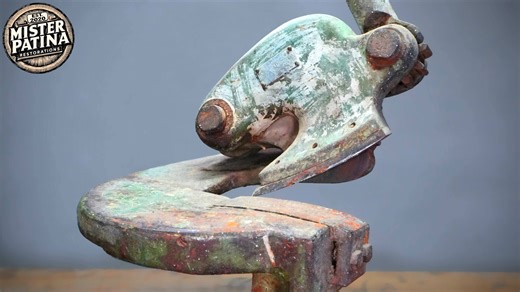 In this video, I take you through the complete restoration of a rare lever shear (Hebelschere) from 1969, originally manufactured by VEB in East Germany. This heavily rusted tool had seen better days — but with patience, skill, and some serious techniques, it's now fully functional and looking better than ever. You'll see detailed steps including: Welding cast iron parts Loosening severely rusted bolts Complete sandblasting of all components High-quality powder coating for long-term protection P