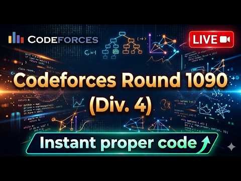 🔴 LIVE – Codeforces Round 1090 (Div. 4)|Competitive Programming |C++|C. The 67th Permutation Problem