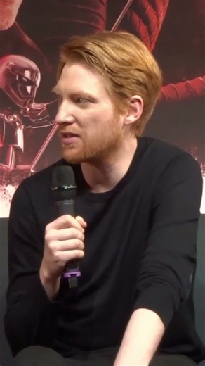 Domhnall Gleeson on his 'Star Wars' character General Hux and "the hilarious notion of a kicked dog"