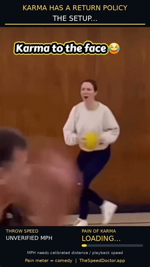 10/10 KARMA 😂 This Dodgeball Throw Had a Return Policy!