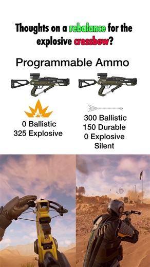 Thoughts on a rebalance for the explosive crossbow? - Helldivers 2