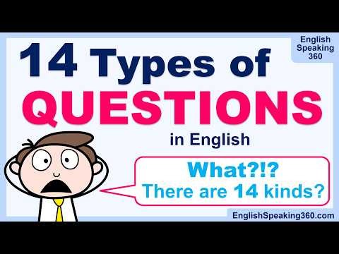 14 Types of Questions in English (FULL GUIDE) | All Kinds of Questions Explained with Examples