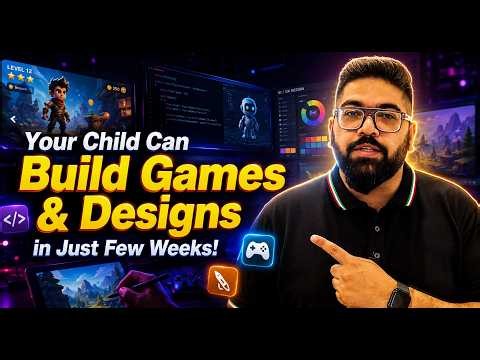 Your Child Can Build Games & Designs in Just Few Weeks!
