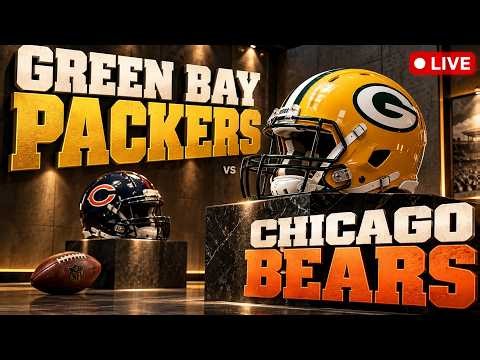 LIVE Chicago Bears VS Green Bay Packers 🏈 | NFC North Clash