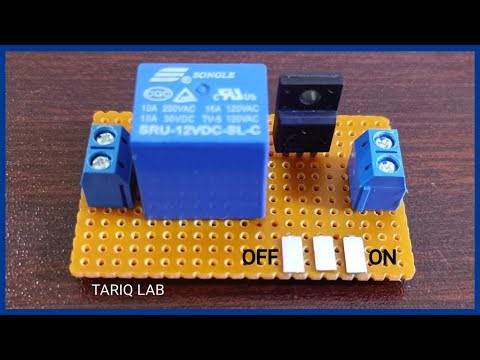 How to make touch on off switch