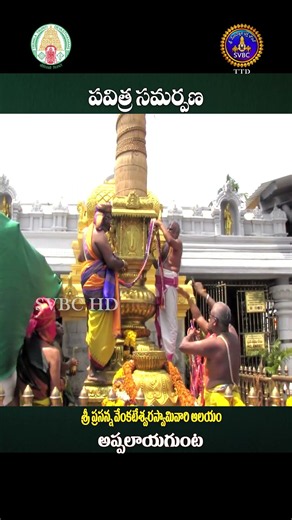 పవిత్ర సమర్పణ - శ్రీ ప్రసన్న వేంకటేశ్వరస్వామివారి ఆలయం-అప్పలాయగుంట || SVBC TTD