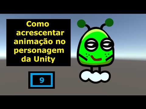 9º Tutorial - Como Acrescentar Animação No Personagem Na Unity: Parado - Andando - Voando