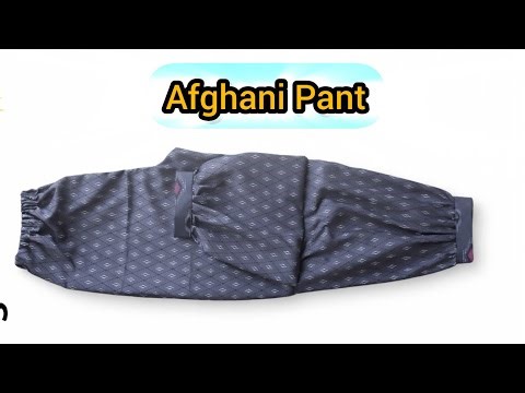 Afghani Pant Cutting & Stitching Full Tutorial | Plates aur Patti ke sath Designer Look 😍👈👈