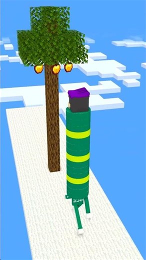 LONG NECK RUN CHALLENGE with Squid Game : Will THANOS Reach Apples ? #shorts