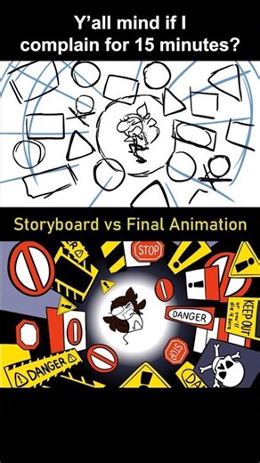 Storyboard vs Animation: me complaining for 15 mins (shot 10)