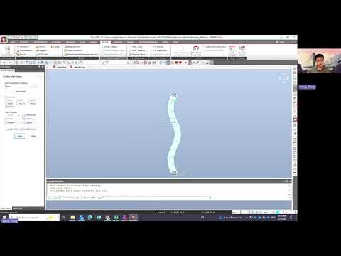 Midas Gen Tutorial 3: Buckling Analysis of a Steel Column