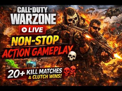 CALL OF DUTY WARZONE LIVE 🔴 | Non-Stop Action Gameplay