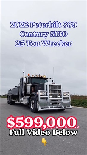 Peterbilt 389 Wrecker!