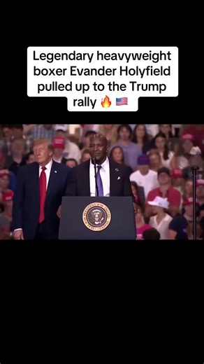 Only 5x heavyweight world champ btw #MAGA #USA #Trump #holyfield | evander holyfield