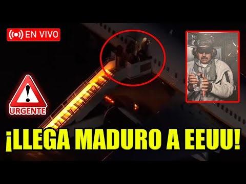 🔴EN VIVO MADURO LLEGA A ESTADOS UNIDOS TRAS SER CAPTURADO