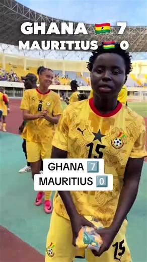 Olympic games 2028 qualifies Ghana 7️⃣-0️⃣ Mauritius