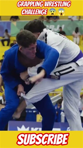 Great Grappling Wrestling challenge 😱😬#bjj #wrestling #grappling #jiujitsu #isuckatjiujitsushow 😈