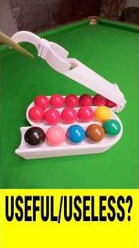 Snooker Practice Ball Placer? 🤔 What Is This?