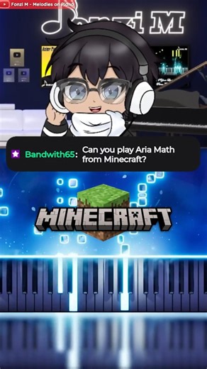 Pianist Learns Aria Math INSTANTLY?! (Minecraft C418)