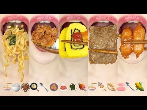 asmr KOREAN HOME MEAL FOOD 🍜🍚🍳🥄🍖🍜🍢🥟🥄🌽 집밥 먹방 MUKBANG eating sounds