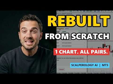 We Rebuilt Our AI Scalping EA From Scratch — Now 1 Chart Runs ALL Pairs (MT5)
