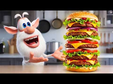 Booba 🍔 Best Episodes: Mega Burger, Grapes, Cheese Dream 🍔 Best Cartoons for kids