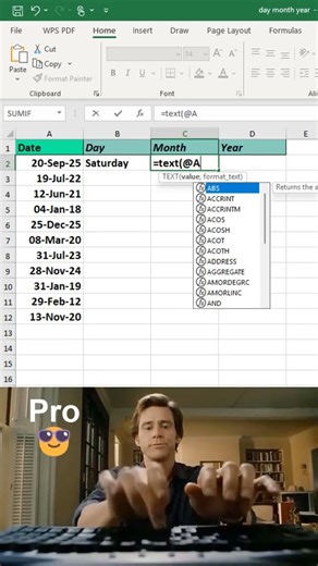 How to Extract Day, Month & Year from Date in Excel (Easy Trick)