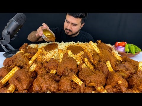 MEGA Bone Marrow Curry Feast 🔥 Giant Rice & Mutton Mukbang ASMR | Ultimate Desi Food Challenge