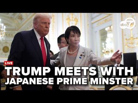 🔴LIVE | Trump meets with Japan's Prime Minster amid tensions over Iran