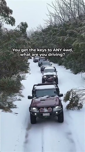 You get the keys to ANY 4WD. What are you driving? 👀