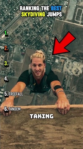 RANKING THE BEST SKYDIVING JUMPS🪂 #usa