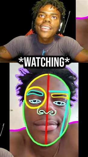 IShowSpeed Reacting To His Face Drawn Entirely Out Of 67 😭✍️