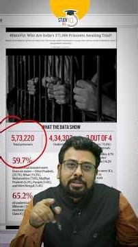 Why Do Undertrials Spend Years in Indian Jails? #shorts #upsc #jail