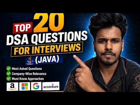 20 Most asked DSA questions in Coding Interviews