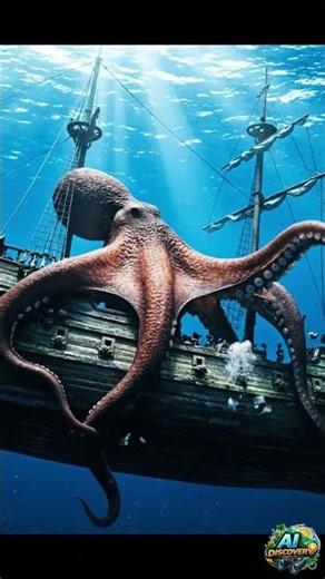 Giant Octopus Attack: The Ocean’s Most Powerful Predator #GiantOctopus #OceanMonster #DeepSea