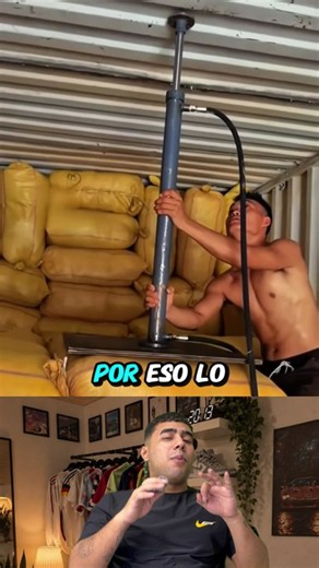 así de llenos salen los contenedores chinos 📦🔥Aprovechan cada centímetro y hasta compactan la carga. Por eso los productos salen tan baratos.