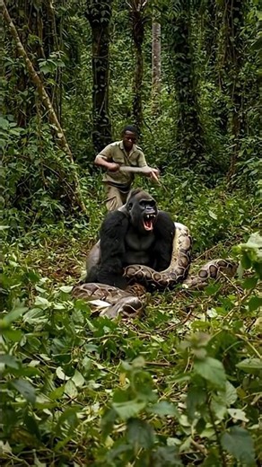 This Giant Snake Almost Killed a Gorilla