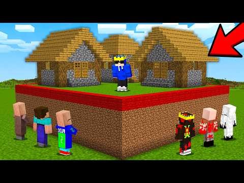 Scary Entities SPLIT The Village Into a SQUARE in Minecraft