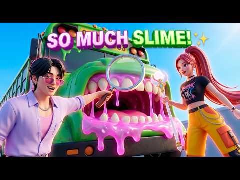 Rumi, Jinu & Mira Meet Aliens Bus! 👽🚍 On Their Way to School | K-Pop Demon Hunters Cartoon