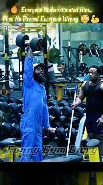 Everyone Underestimated Him... Then He Proved Everyone Wrong 😳💪 Funny Gym Diary