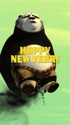 If your year doesn’t begin with this much chaotic enthusiasm, try again. #KungFuPanda #HappyNewYear #NYE #2026 | DreamWorks Animation